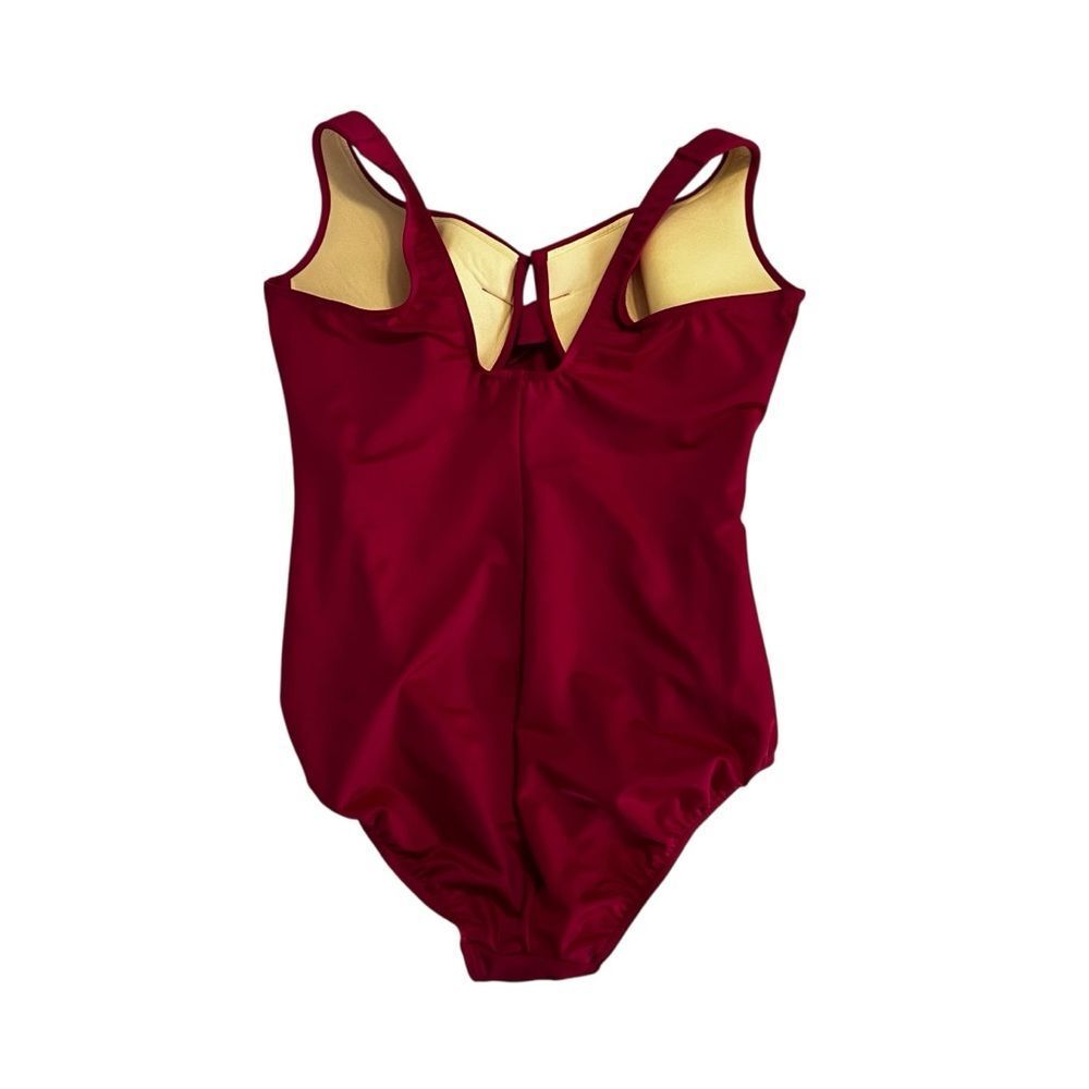 Miraclesuit Solid Gandolf One Piece Swimsuit Red … - image 5